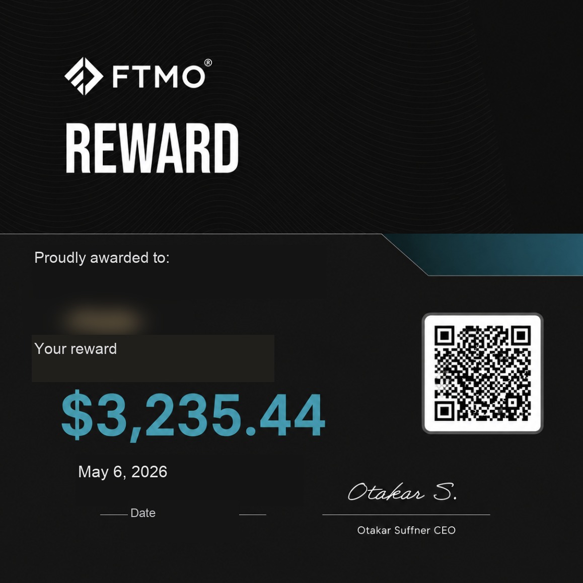 FTMO reward payout